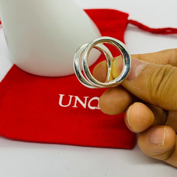 Uno de 50 Ring SHORTCUT RING Woman ring, silver ring, silver plated ring, buckle - Picture 6 of 7